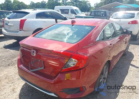 2019 Honda Civic Ex-L z USA, uszkodzony, nr VIN JHMFC1F72KX002126